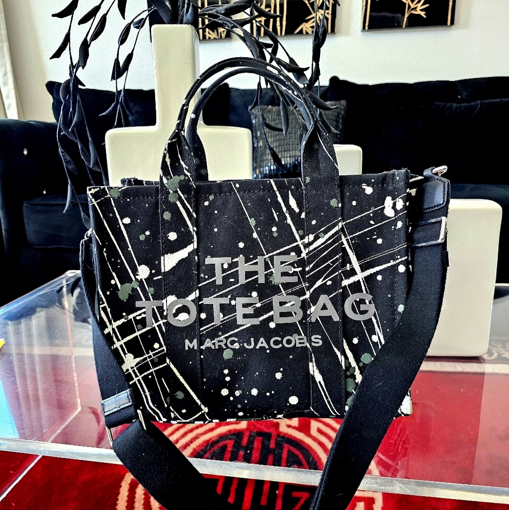 Marc Jacobs The Tote Bag Paint Splatter Bag purse